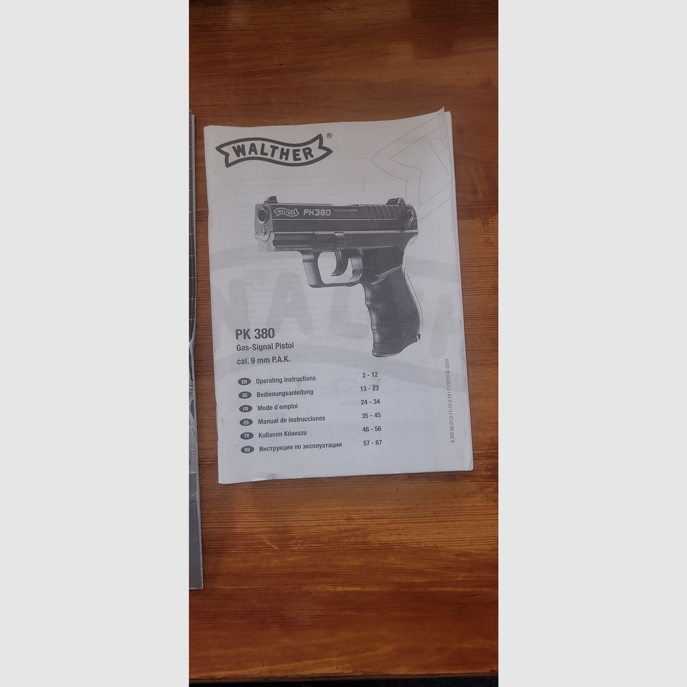 Schreckschusspistole Walther PK 380