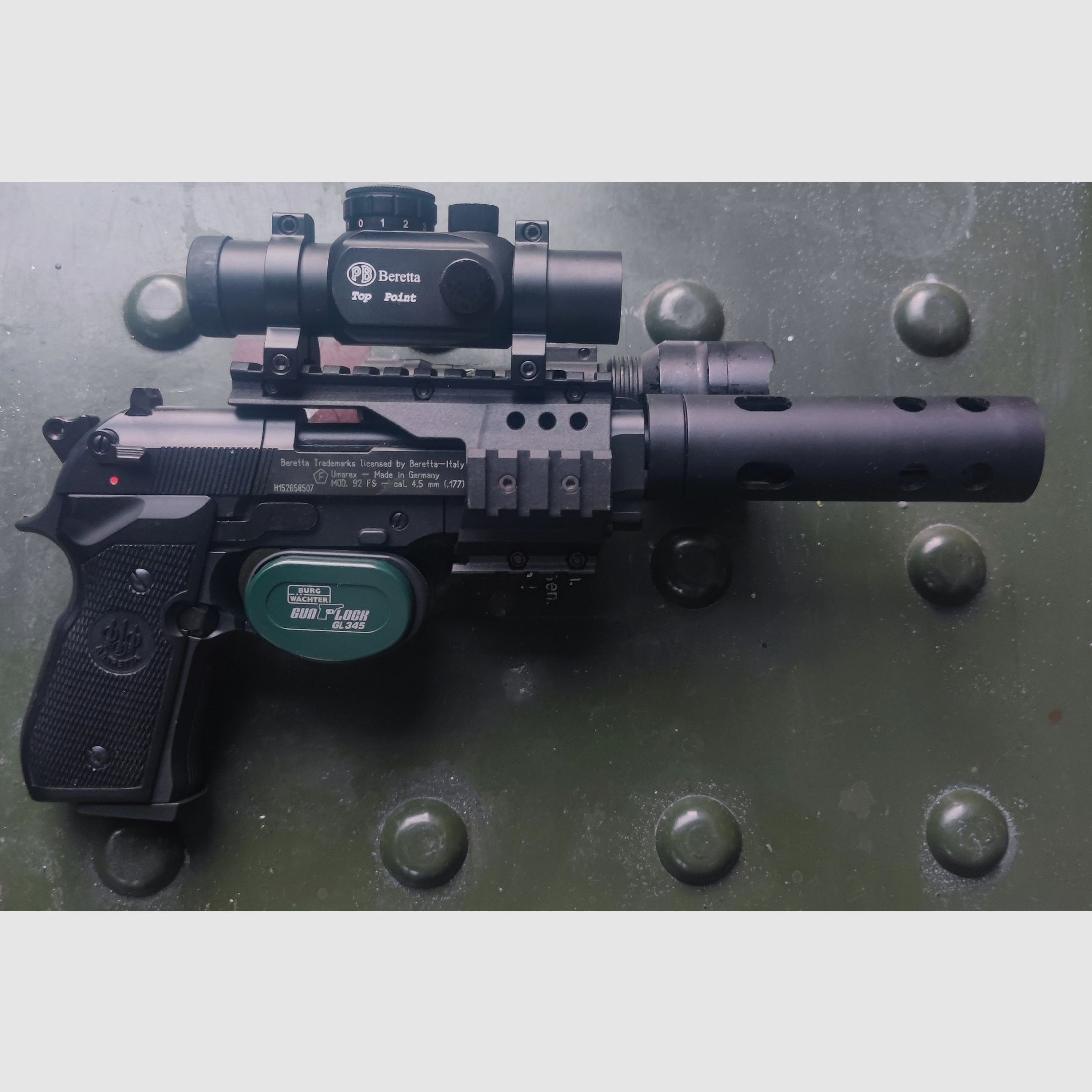 Beretta 92 FS XX-TREME CO2  mit Xtreme viel Zubehör 