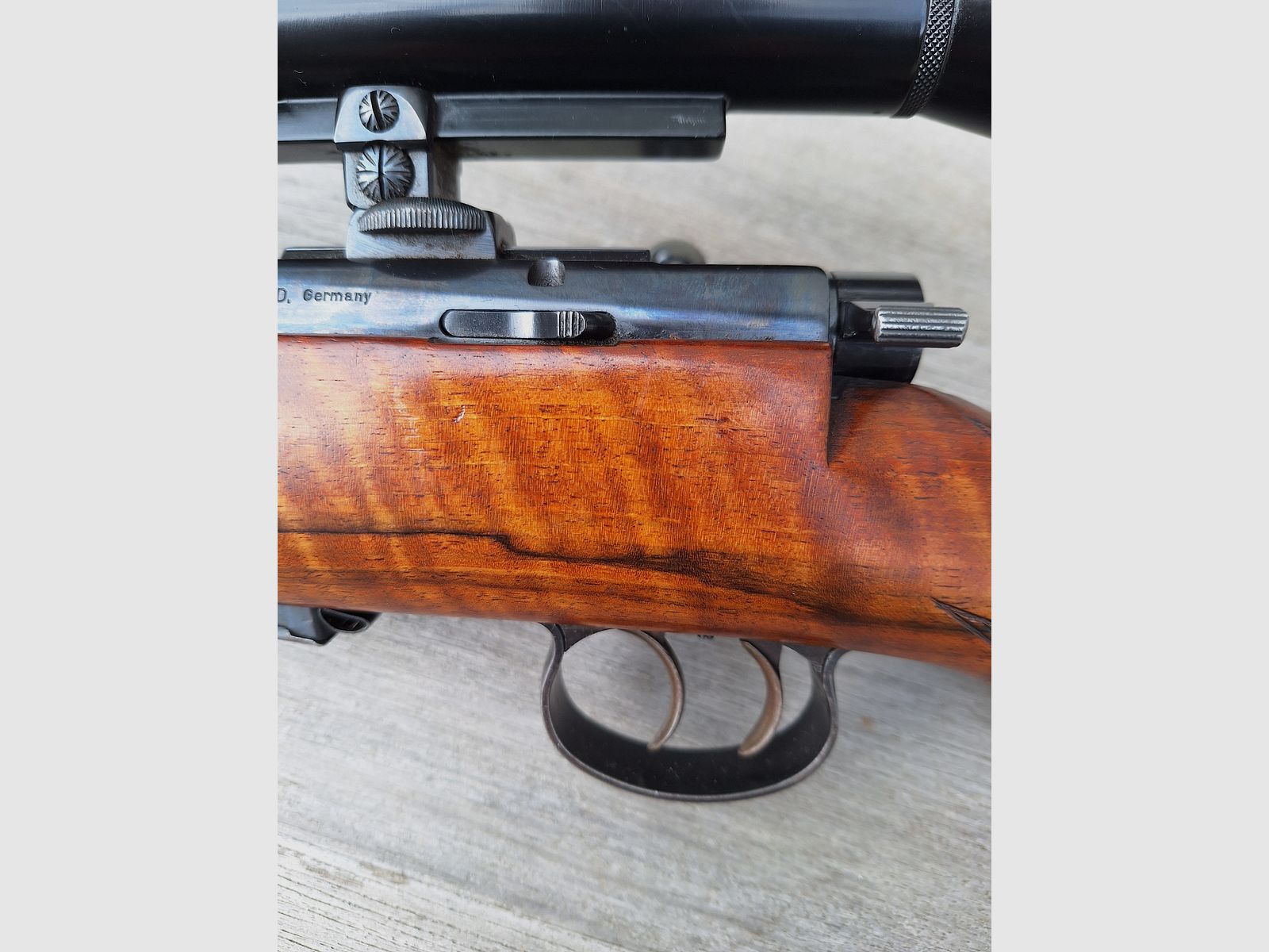 .22HORNET ANSCHÜTZ STUTZEN incl. Munition