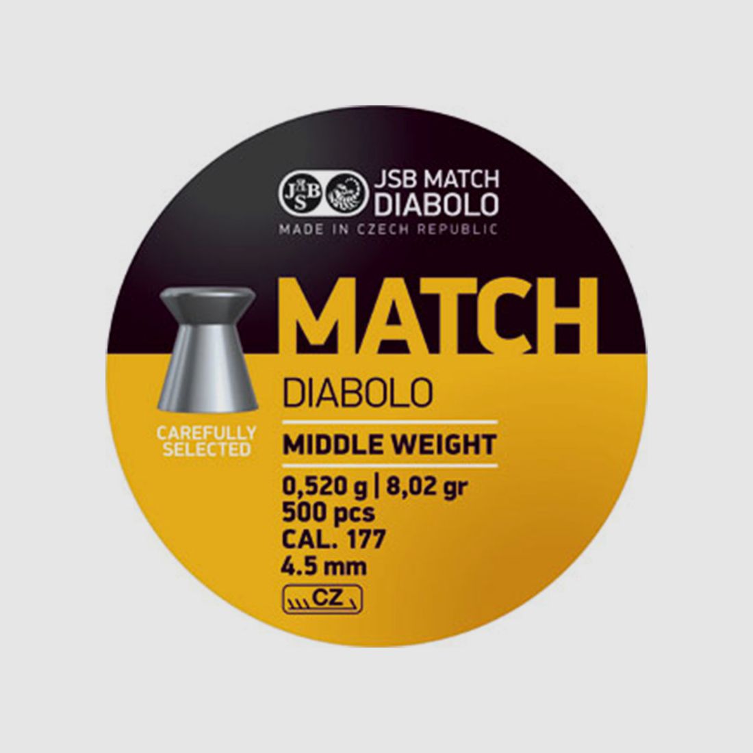 JSB Match Diabolos mittel 0,520g - 4,5 mm
