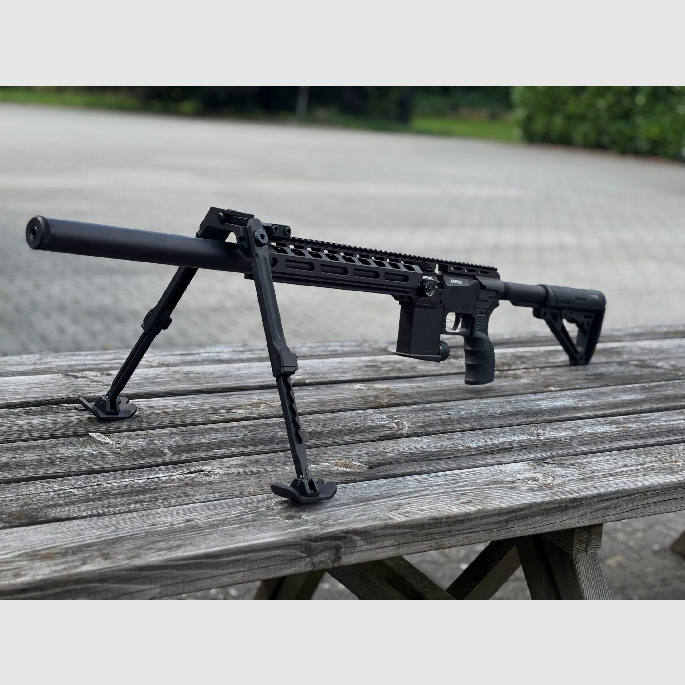 Fortmeier Bipod H210 (12:00) + montura Picatinny, imagen 2 de 9