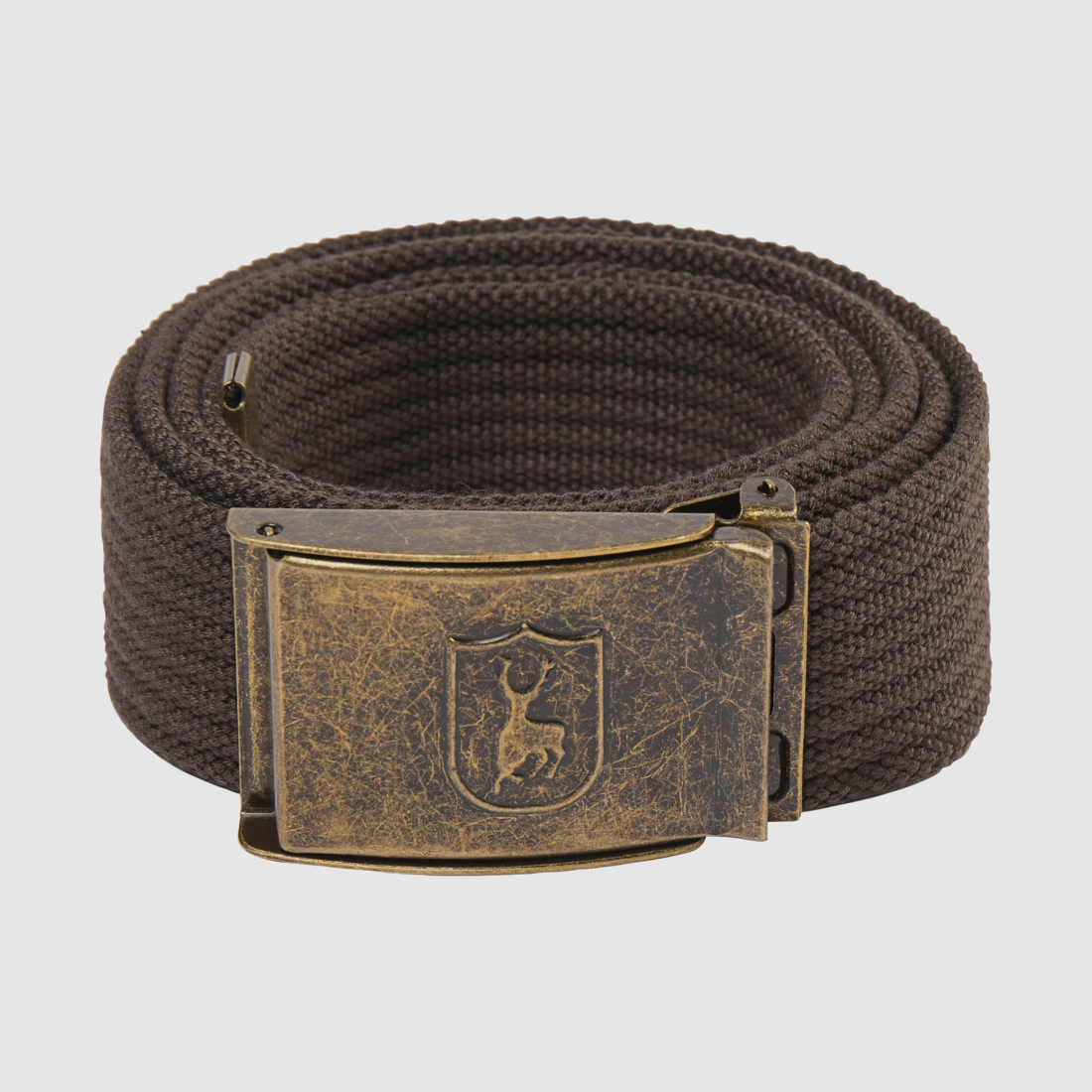 Deerhunter canvas broekriem kleur otter bruin