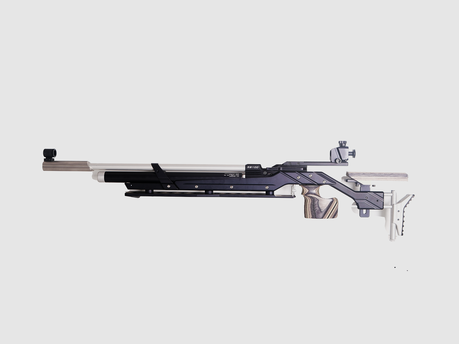 Tesro RS100 Basic Auflage Plus zwart/desertgreep M rechts luchtgeweer match, afbeelding 1 van 4
