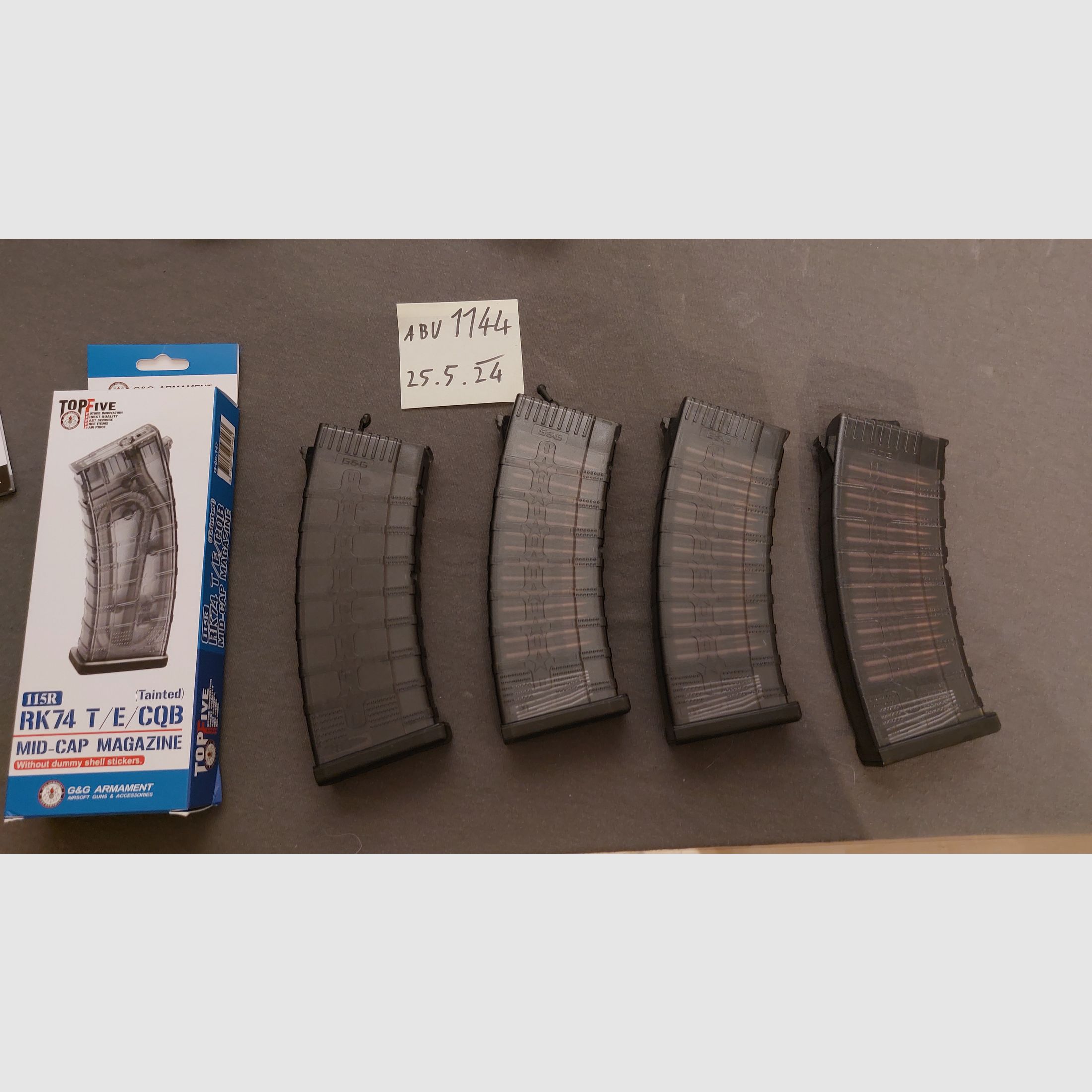 G&G Armament RK74 CQB AEG with E. T. U. including accessories