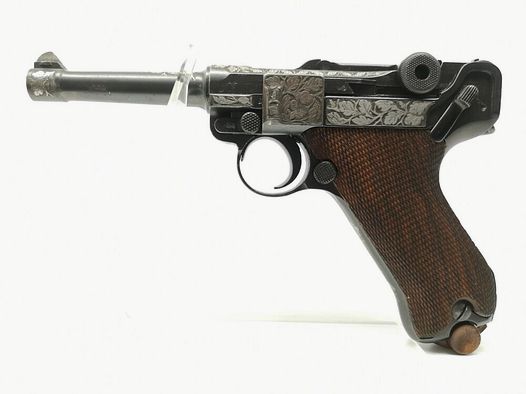 DWM P08 mit feiner Handgravur (Unikat)