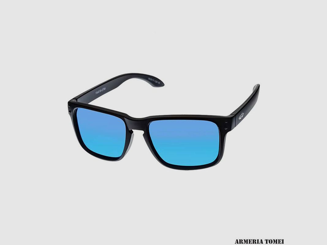 GLASSES – STORM – WILDEYE SEABASS MATTE BLACK BLUE GLASS, image 1 of 2
