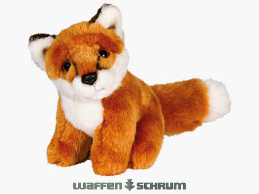 AKAH Plüschtier Kl. sitzender Fuchs Orange