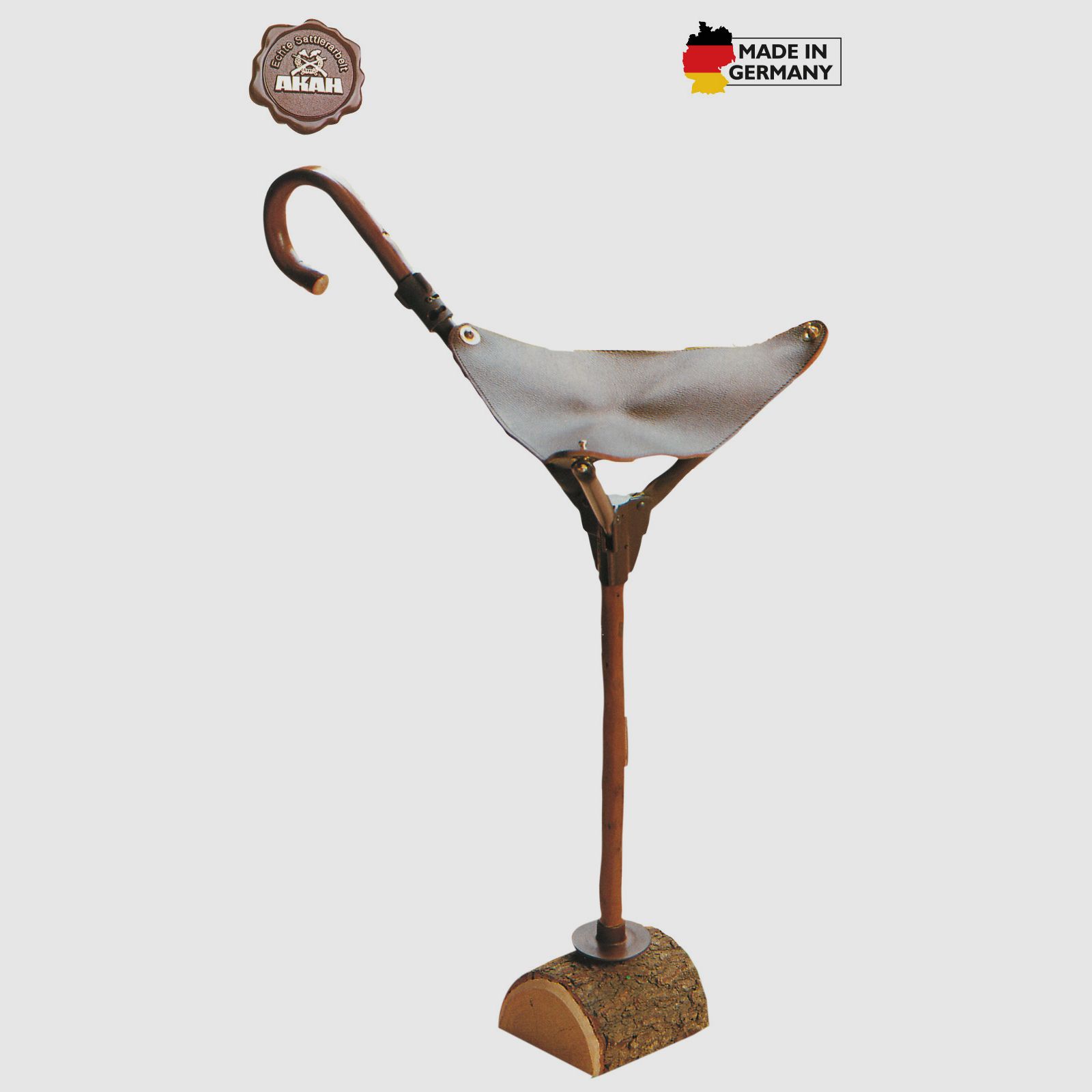 AKAH Sitzstock aus Kastanie