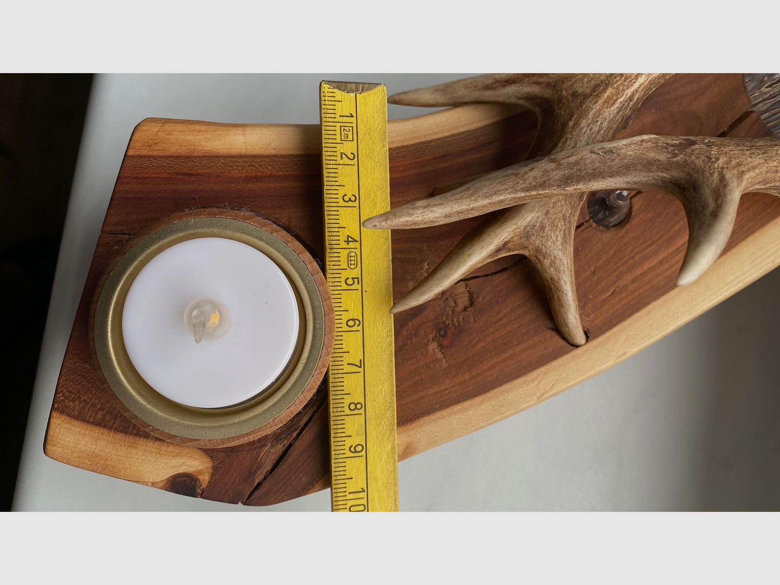 Table decoration decoration lighting vase antlers wood