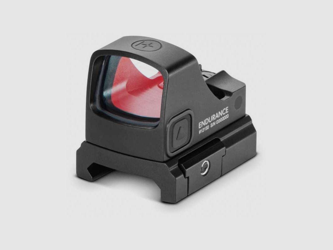 Hawke Endurance Reflexvisier 1x21 3 MOA Punkt Circle Dot rot, Weaver RMSc Schnittstelle