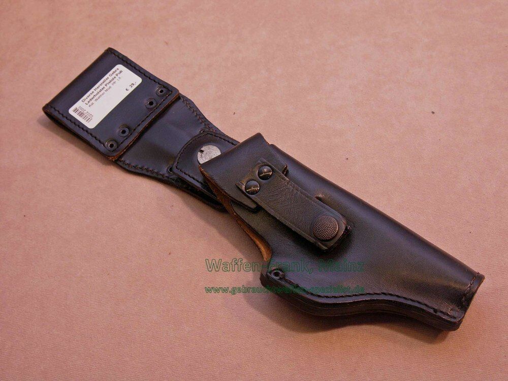 Diverse fabrikanten leren holster pistool politie Walther Mod. PP