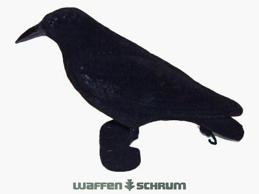 JVS Global Outdoor Vollkörper-Lockkrähe beflockt Rabenkrähe