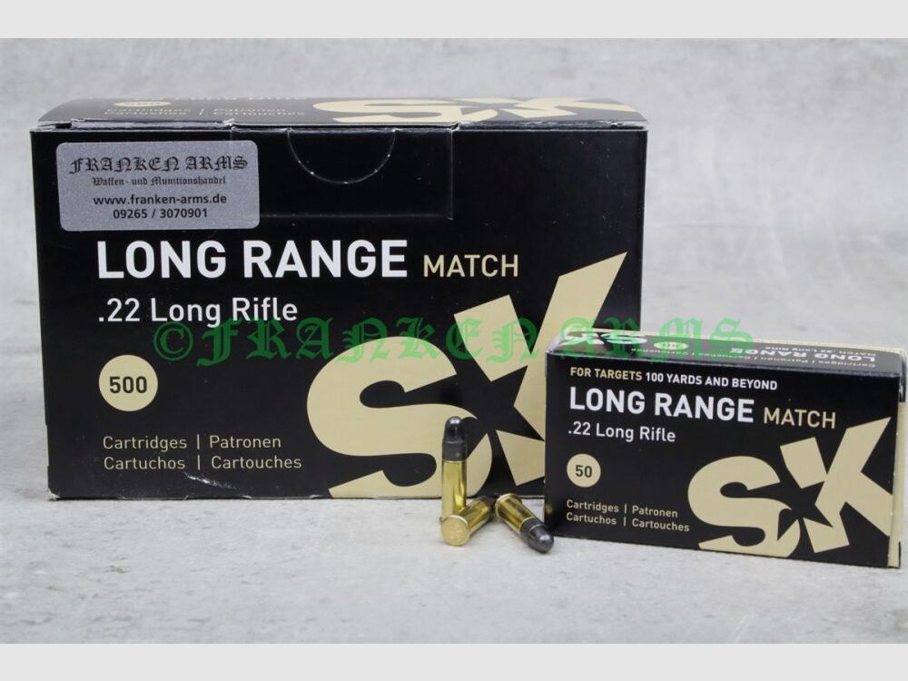SK Schönebeck Long Range Match .22 l.r. 40gr. 2,59g 50Stück Staffelpreis