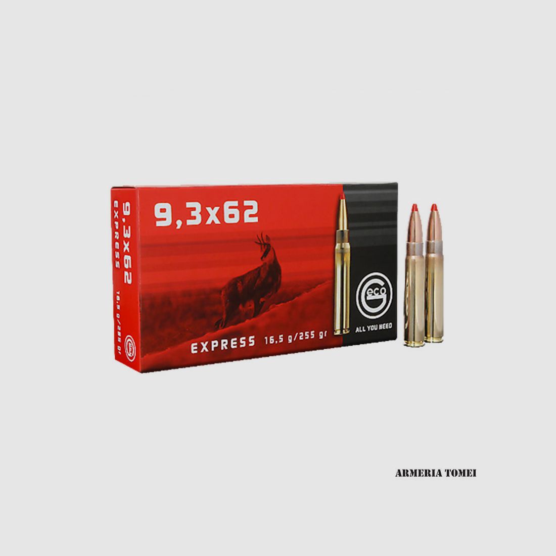 GECO – 9,3X62 EXPRESS 16,5G / 255GR