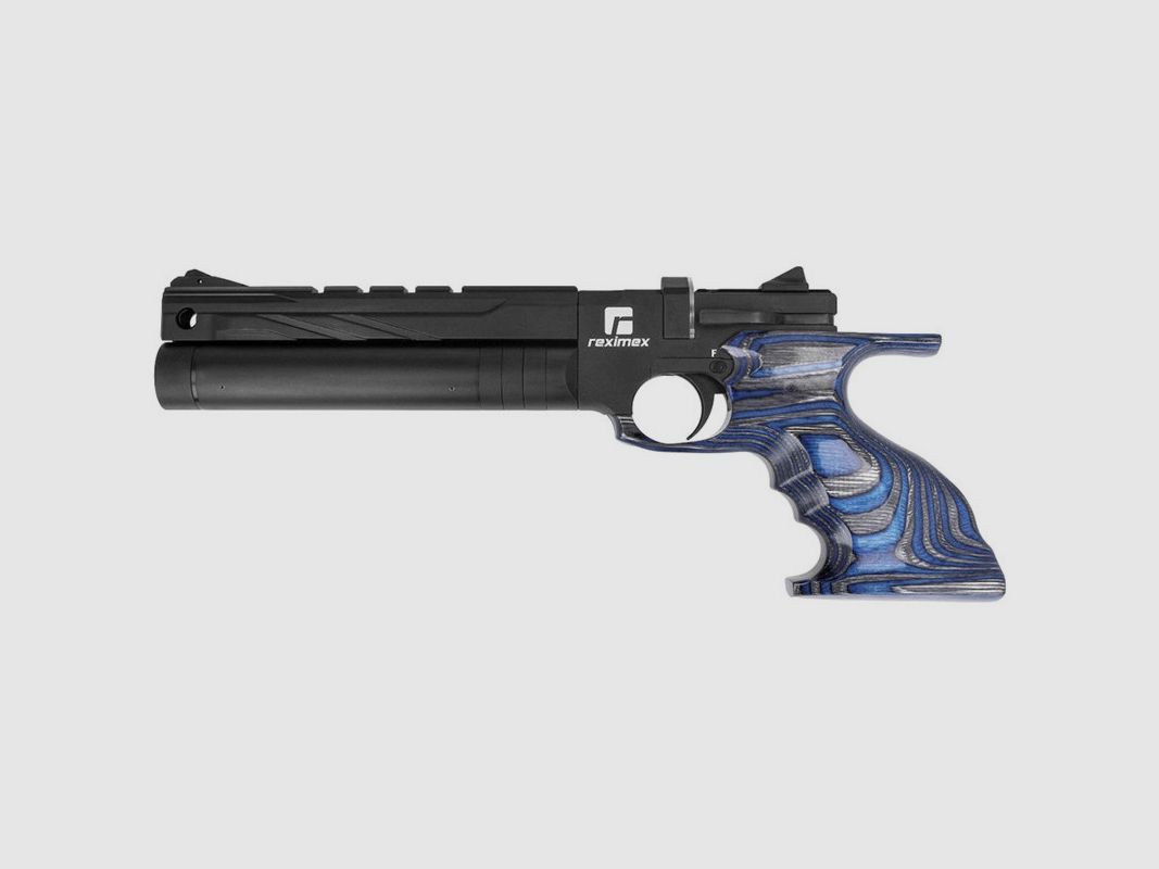 Pistola PCP RPA Blu Laminato calibro 5,5mm Reximex, immagine 1 di 6
