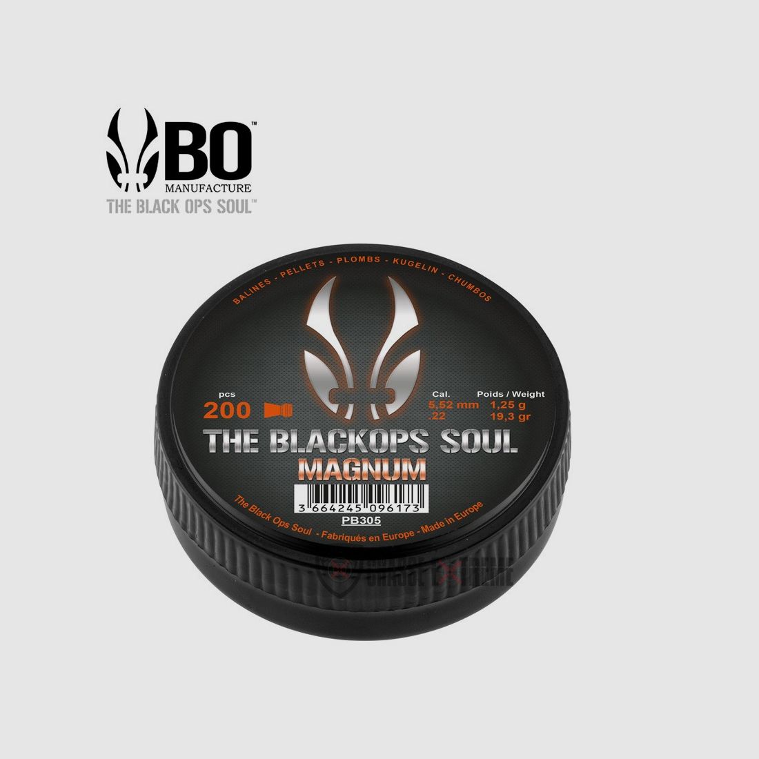 200 Diabolos the Black Ops Soul Magnum kal. 5,5 mm, afbeelding 2 van 2
