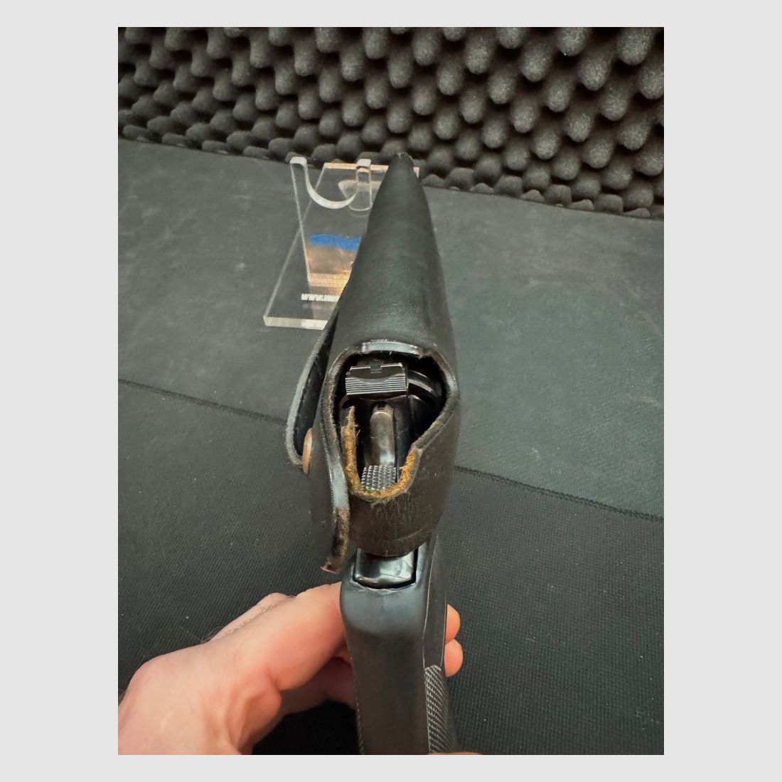 Brian C. Foster, Dickleder, Grütelholster, Revolver 357Mag, 4 Zoll, Rechtshand