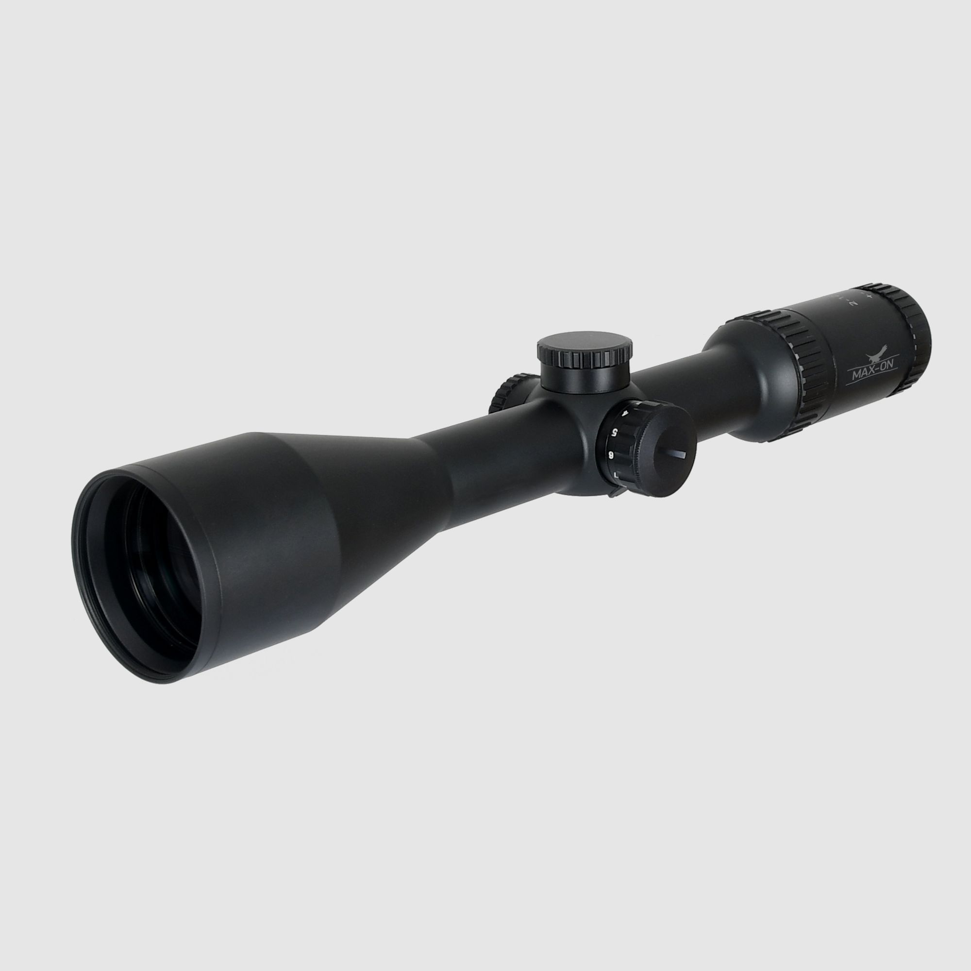 Max-On Scope 2-12x50 verlichte 4-punt vezelreticule