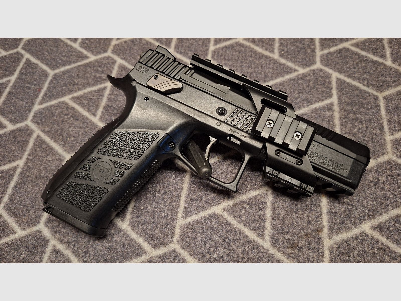 CZ P-09 Duty 4,5 mm Diabolo/Stahl BB Co2-Pistole Blow Back, Bild 1 von 12
