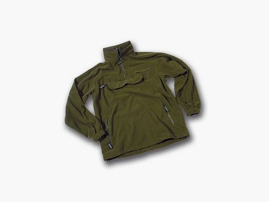 Polarowa bluza Patton 1/2 zip z kieszenią zielona