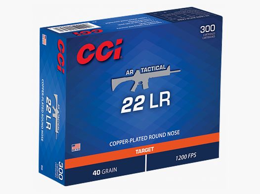 CCI AR TACTICAL 22LR 40 GRAIN X300