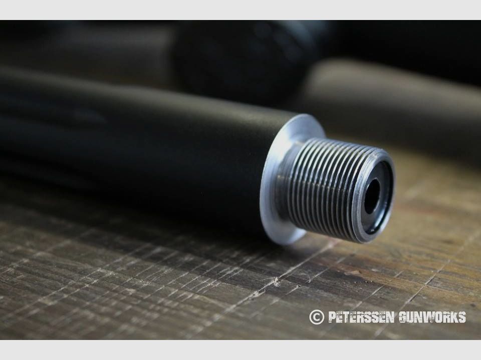 Peterssen Gunworks PGW muzzle thread for your long gun including state proof mark