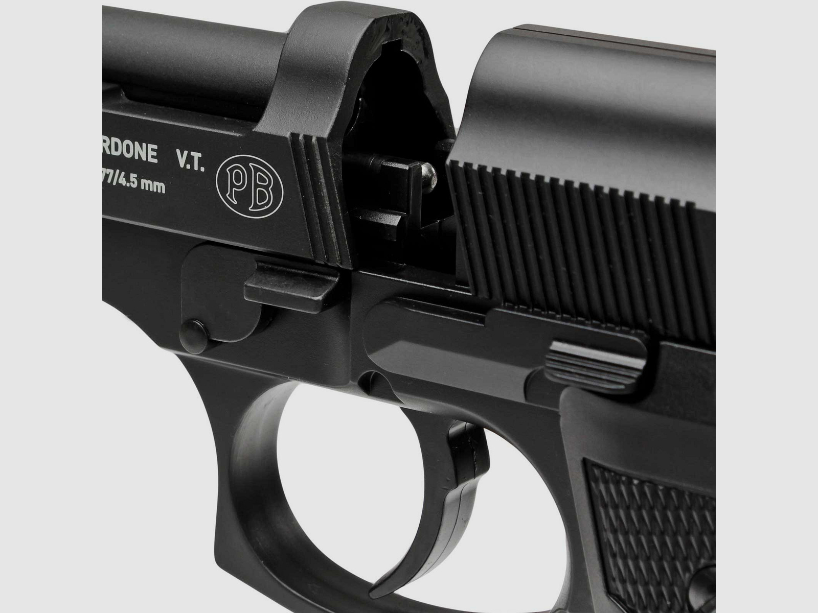 Luftpistolenset Beretta 92 FS 4,5 mm Diabolo brüniert Co2-Pistole (P18)