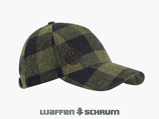 Beretta Cap Lodge Checkered Green Moss Check