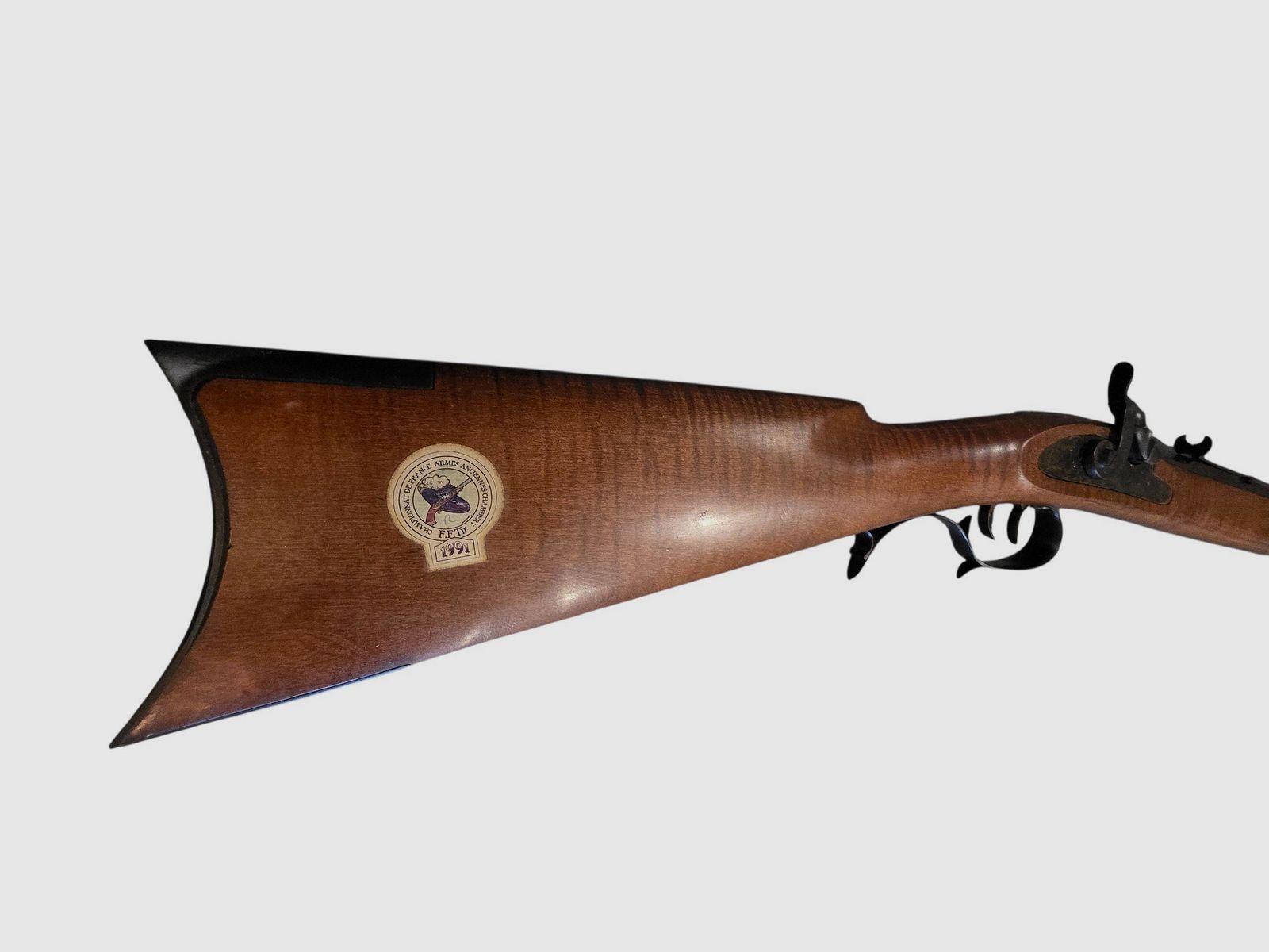 Zwartpoederpercussiegeweer Armi San Marco type Hawken Kaliber .45 gebruikt, afbeelding 6 van 8
