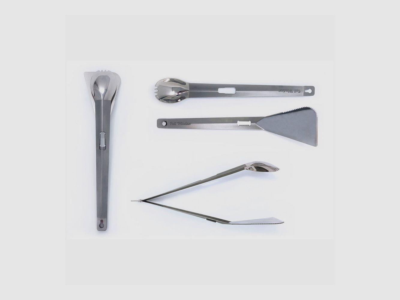 Full Windsor The Splitter Posate Multifunzionali Titanio - Pinza 3-in-1 Ultralight Escursionismo, immagine 3 di 8