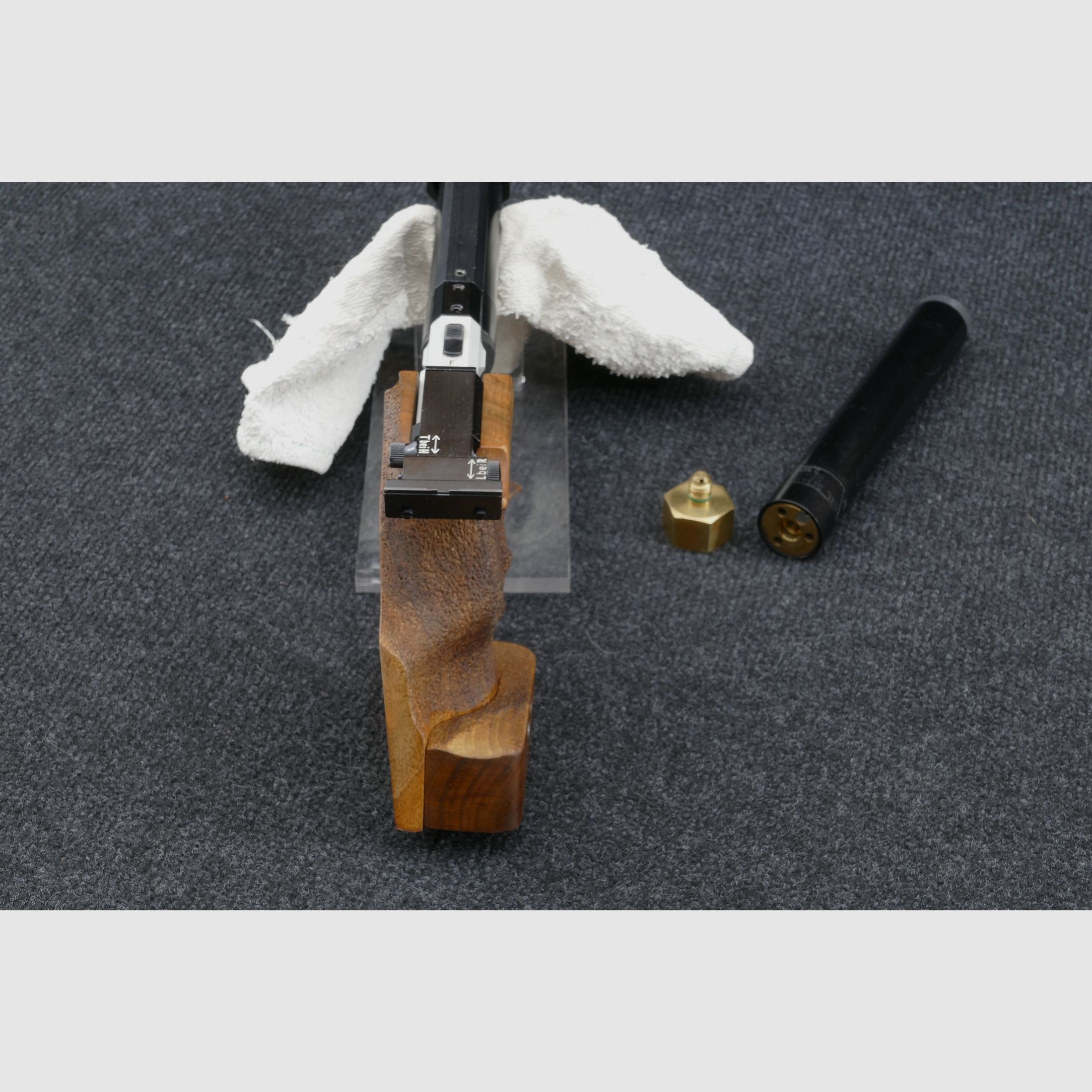 Steyr-Mannlicher LP1 CO₂ Match 4,5 mm „Match 91“ | 2 cartridges + filling adapter Ombouw naar perslucht mogelijk