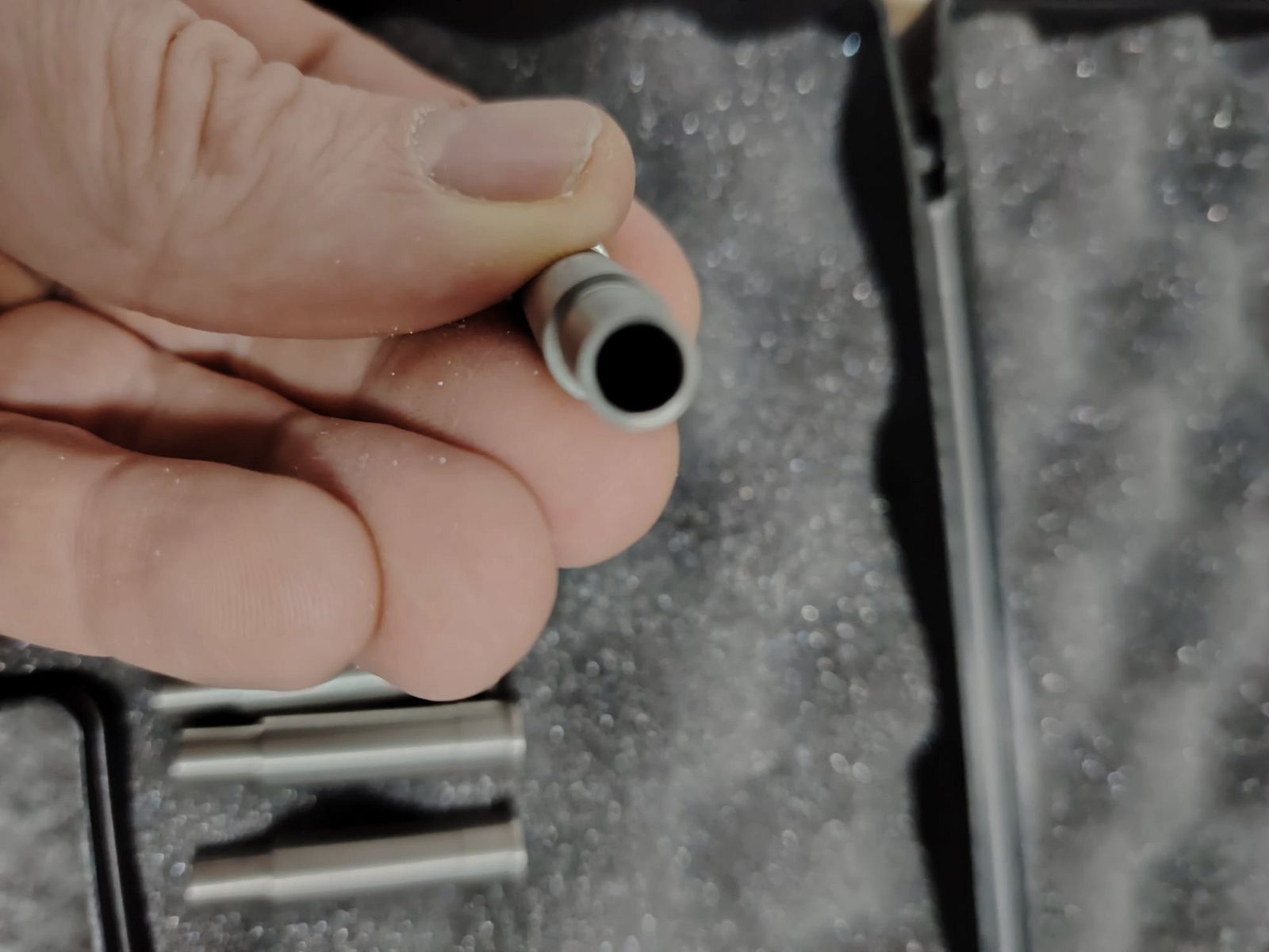 Cuno Melcher ME (Weihrauch) Single Action Army SAA LEP Revolver | 5,5 mm / .22 | incluso set di pezzi di ricambio e 6 bossoli finti in acciaio inossidabile / bossoli da allenamento | NUOVO & OVP