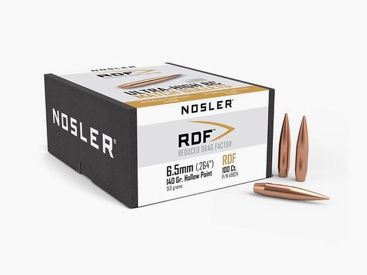 NOSLER GESCHOSSE 6.5MM 140GR RDF