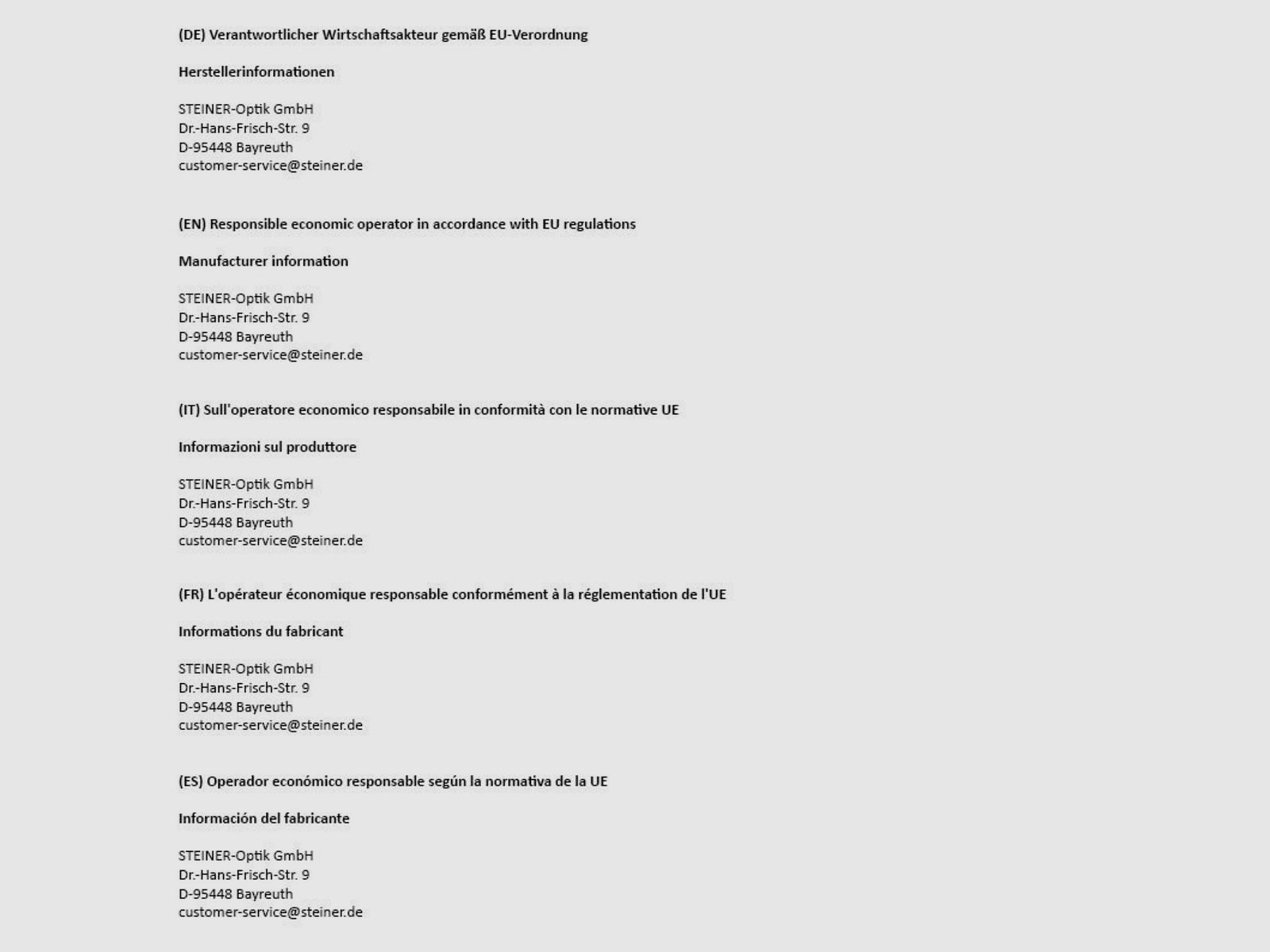 STEINER NIGHTHUNTER 8x56 lornetka z paskiem i torbą