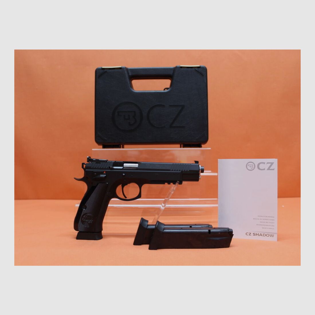 CZUB Frankonia Ha.Pistola 9mmLuger Frankonia CZ75 Taipan Black Pro Tuning 6"/152mm Canne/Visiera sportiva (9mmPara)