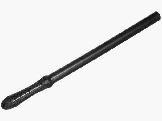 Short black rubber baton 435 mm