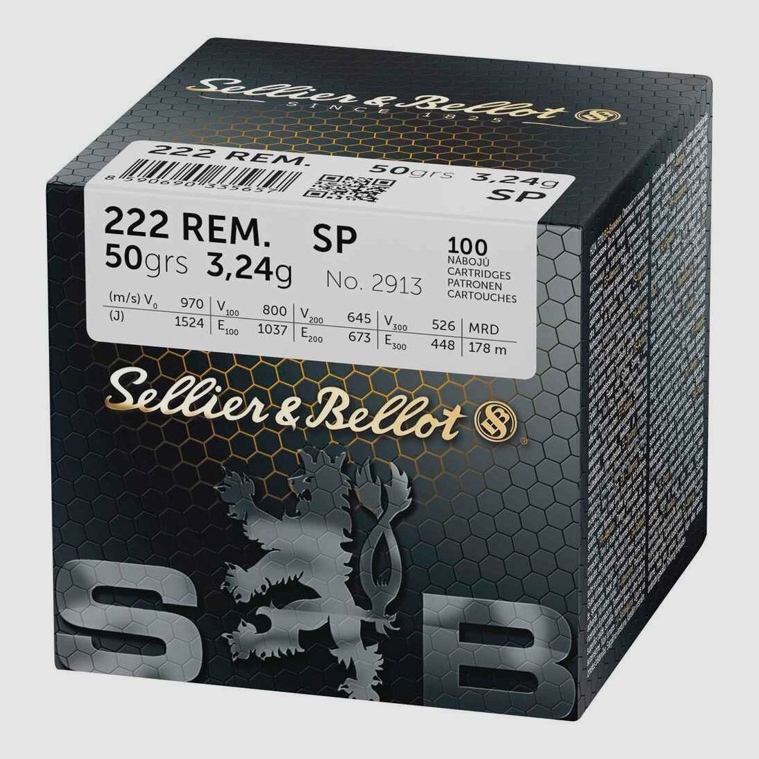 .222 Rem. Teilmantel 3,2g/50grs. Sellier & Bellot