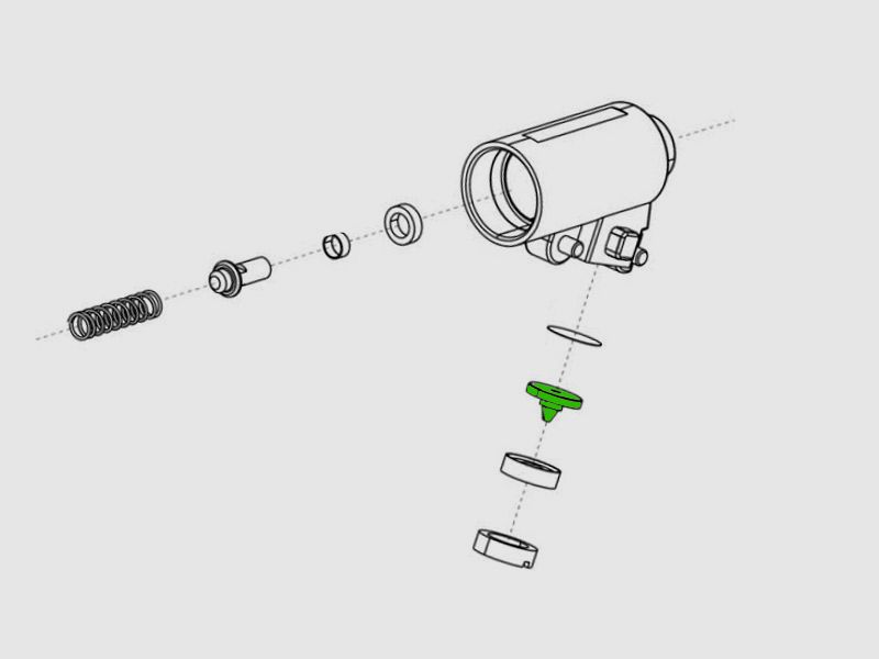 Anstechscheibe Anstechdorn fĂĽr Ventil fĂĽr Umarex CO2 Waffen, z.B. Colt SAA, Defender u.a., Ersatzteil