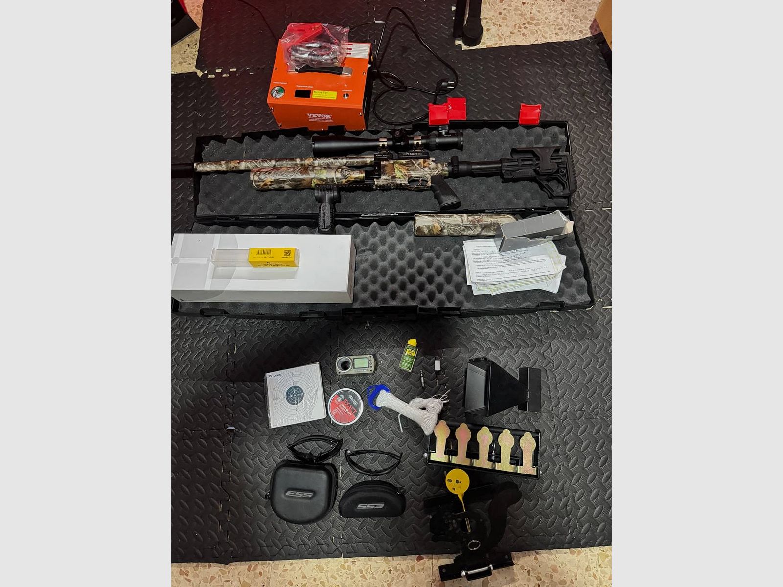 Complete lot PCP KRAL Puncher Jumbo Camo 5.5