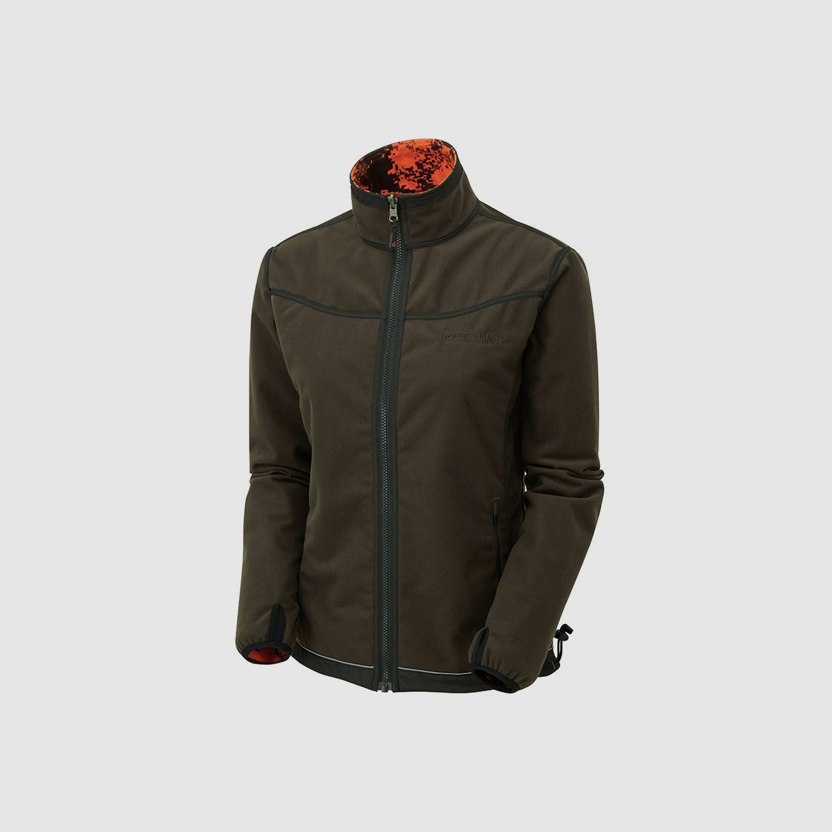 SHOOTERKING Digitex Softshell Damen Blaze Orange Braun