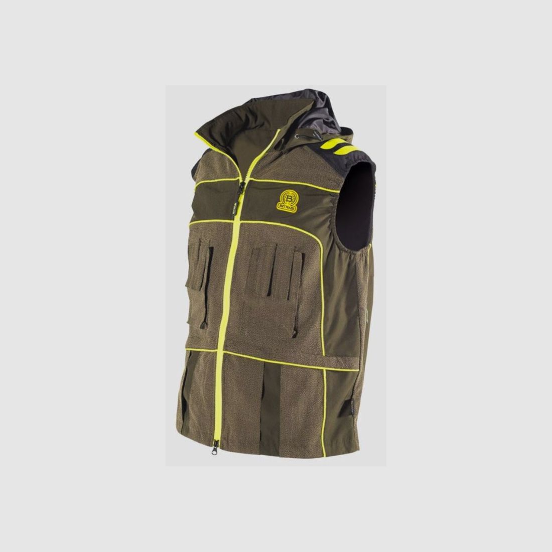 Lichtgewicht Bitrabi Gilet van Cordura Model SHARK groen, afbeelding 3 van 4