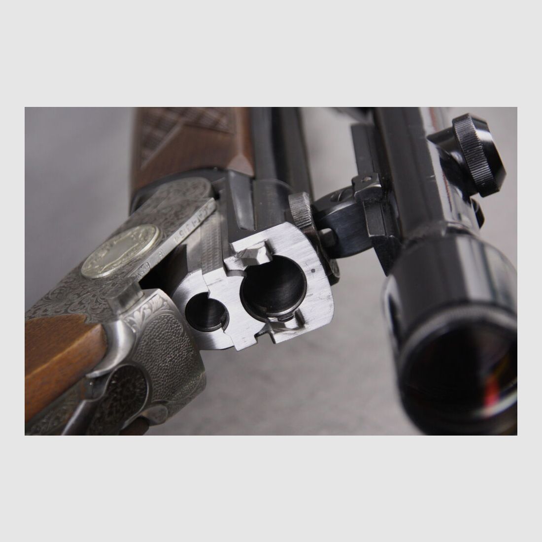 Antonio Zoli rifle de dos cañones // BBF // Zeiss