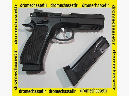 Pistolet Semi auto CZ 75 SP01 Shadow avec mallette et 1 chargeur supplementaire, occasion