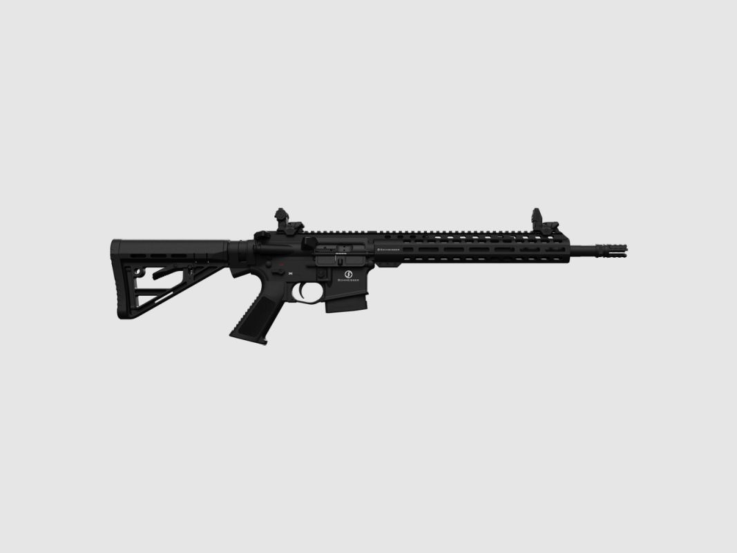 SCHMEISSER M4FL MK2 14,5" M-LOCK CZARNY 45/90 STOPIEŃ BEZPIECZEŃSTWA, zdjęcie 1 z 2
