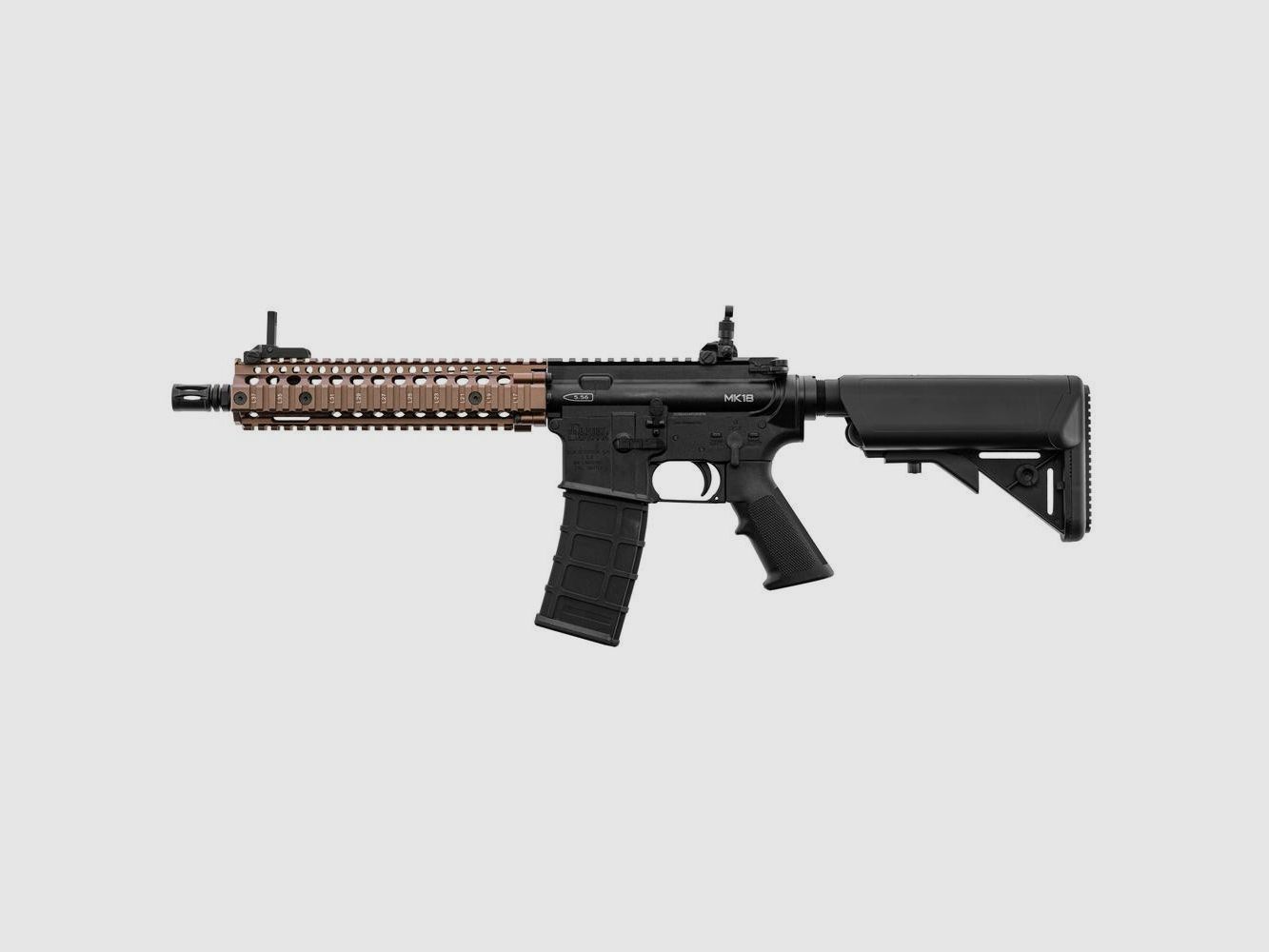 Replik GBBR Daniel Defense MK18 Golden Eagle Bi-ton - Realistisch und Leistungsstark - Für Hochleistungs-Airsoft, Bild 1 von 12