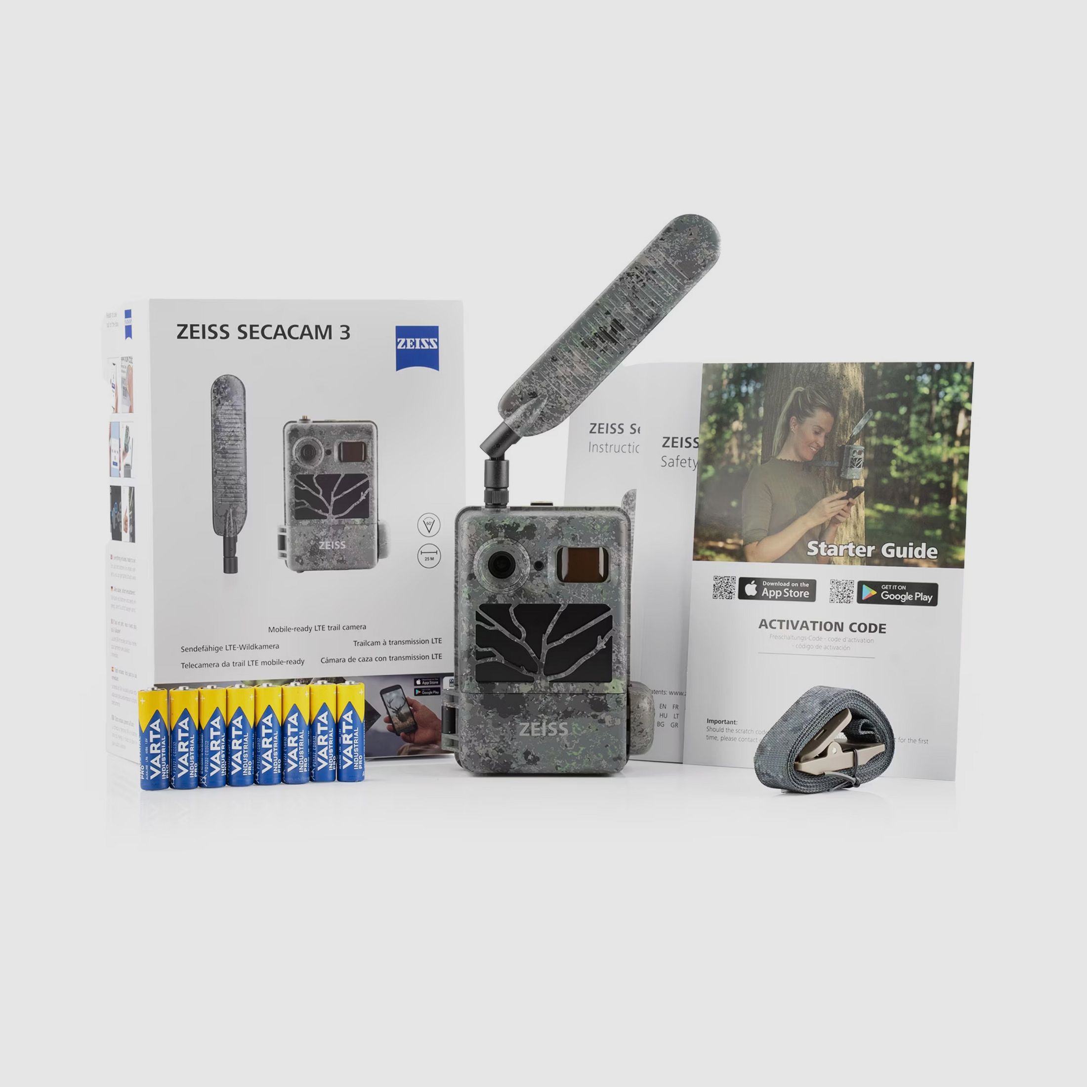 ZEISS Secacam 3 Wildkamera mit Sendefunktion 60 Grad Sehfeld 25m Blitzreichweite