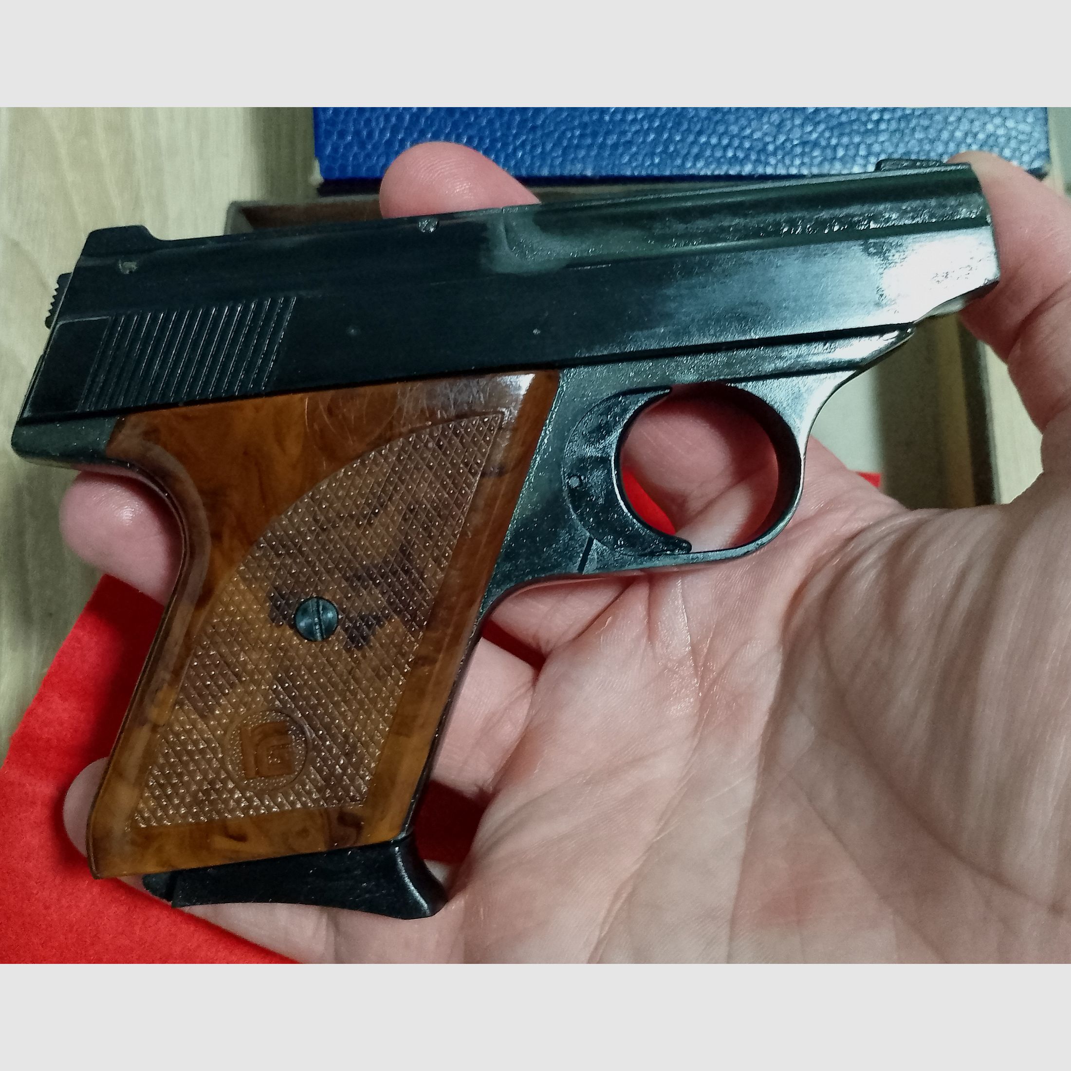 Seltene Röhm RG 8 im Kaliber 8 mm Knall/ PTB 154 mit OVP!