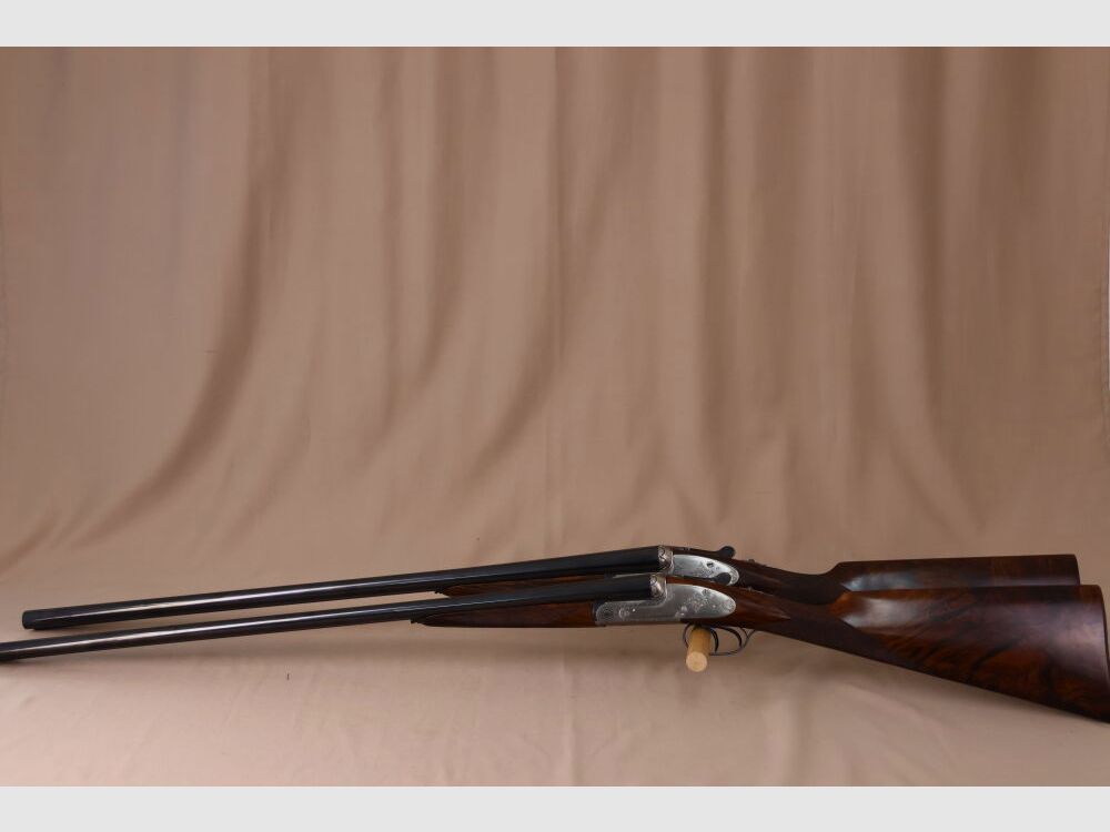 AYA - Aguirre y Aranzabal "Pair" Side Lock Shotguns / manufactured according to the specifications of Augustinus von Papen!!
