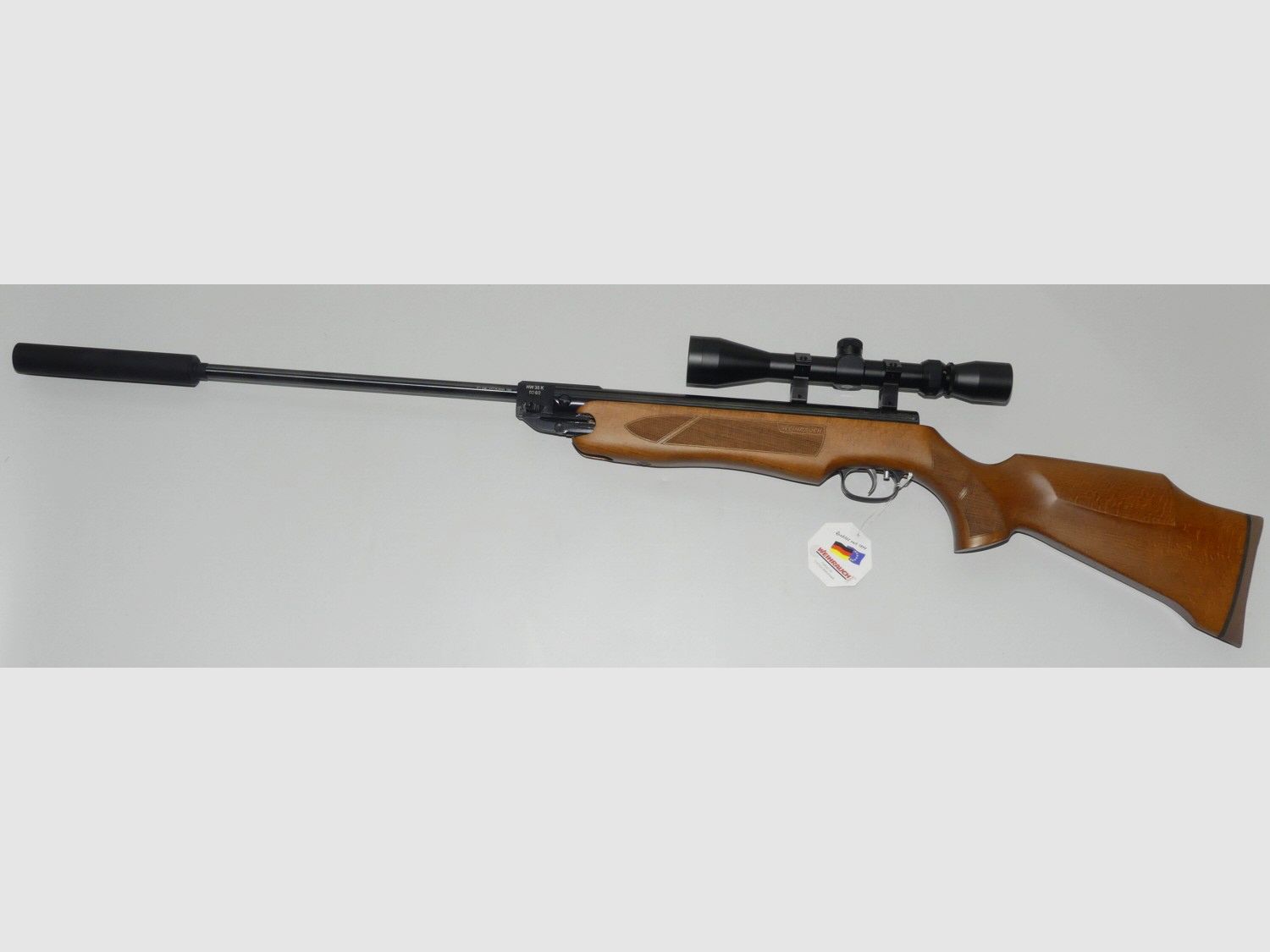 Weihrauch	 HW 35 mit Schalldämpfer und ZF 3-9x40 - eingeschossen !
