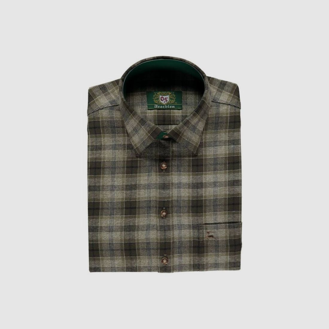 OS Trachten Herren Hemd 1/1-Arm Collin